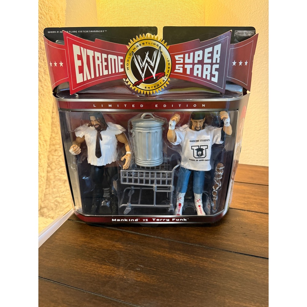 WWE Jakks Pacific Extreme Superstars Mankind vs Terry Funk Limited Edition 2-Pk